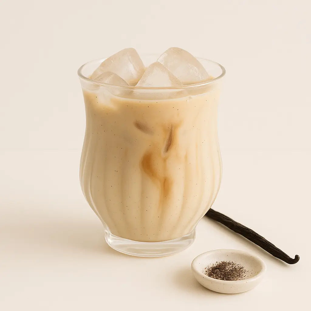 Instant Iced Coffee Recipe - Vanilla Bean Latte