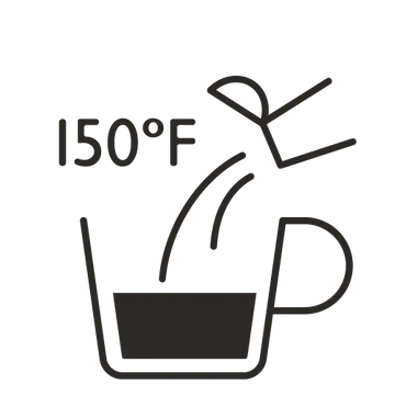 Making instant coffee with 150 degree water