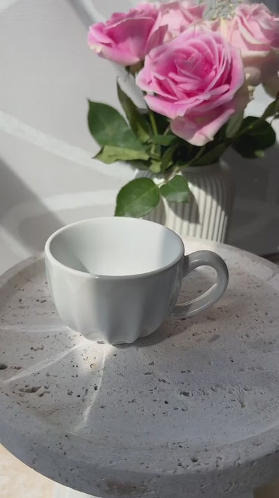 Best soluble coffee mixed with hot water to create smooth instant coffee, kissed by soft sunlight.